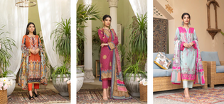  Sizzling Trend Alert: Premium Unstitched Lawn Suits by Rujhan