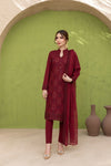 Emerald 3PC Unstitched Luxury Chikankari