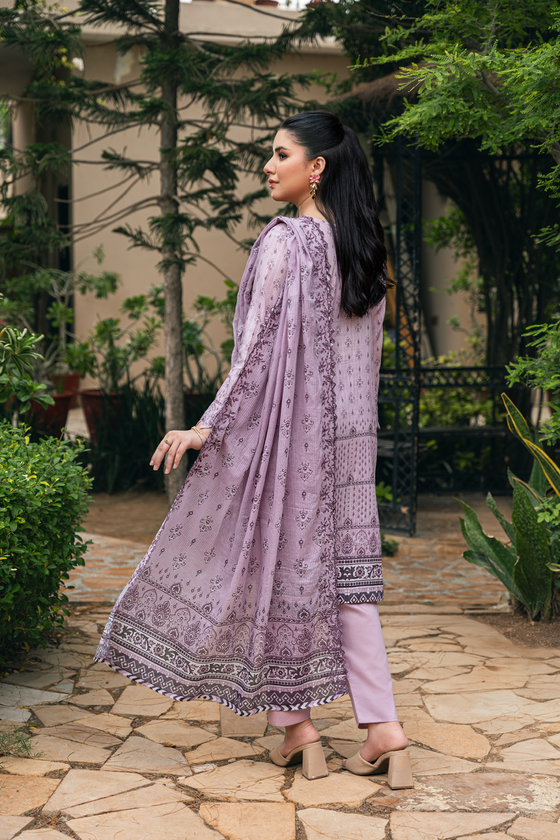 Dobby Embroidered Lawn -Unstitched 3Pc