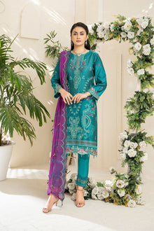  AIK ARZOO SPECIAL. Unstitched-3Pc Embroidered Cotton Suit