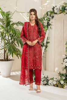  AIK ARZOO SPECIAL. Unstitched-3Pc Embroidered Cotton Suit