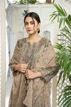 AIK ARZOO SPECIAL. Unstitched-3Pc Embroidered Cotton Suit