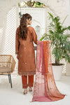 AIK ARZOO SPECIAL. Unstitched-3Pc Embroidered Cotton Suit