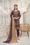AIK ARZOO SPECIAL. Unstitched-3Pc Embroidered Cotton Suit