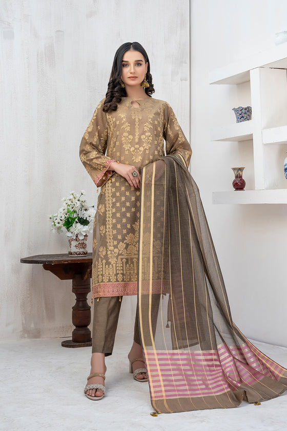 PRISHA-3 Pc Unstitched Broshia Cotton