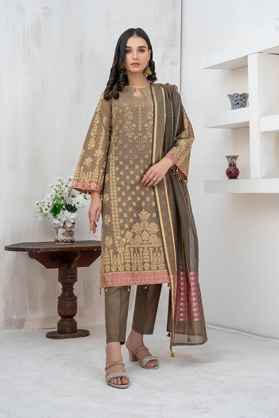 PRISHA-3 Pc Unstitched Broshia Cotton