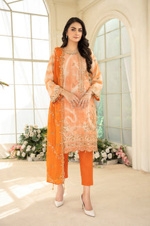  Bahar E Nazakat Unstitched-3Pc Embroidered Cotton Suit