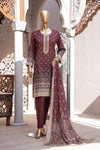 Exclusive Dobby Digital Printed Lawn -Unstitched 3Pc