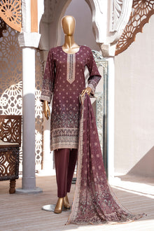  Exclusive Dobby Digital Printed Lawn -Unstitched 3Pc