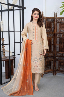  ESRA - 3pc Unstitched - Luxury Festive Self Jacquard