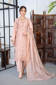  ESRA - 3pc Unstitched - Luxury Festive Self Jacquard