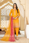 GHAZAL-Unstitched-3Pc Cotton Embroidered Suit