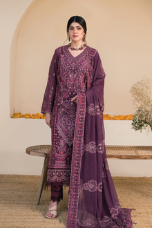  The Grand Swiss Voile - Jahan Ara - 3pc Unstitched