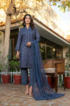 KARI PLATINUM -3pc Cotton Embroidered suit