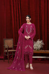 KHAAS EXCLUSIVE UNSTITCHED-3PC LUXURY FINE SWISS FESTIVE EDIT