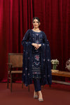 KHAAS EXCLUSIVE UNSTITCHED-3PC LUXURY FINE SWISS FESTIVE EDIT