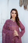 Khayal-Unstitched-3Pc Embroidered Cotton Suit