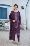 Khayal-Unstitched-3Pc Embroidered Cotton Suit