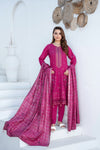 Khayal-Unstitched-3Pc Embroidered Cotton Suit