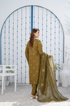 Khayal-Unstitched-3Pc Embroidered Cotton Suit