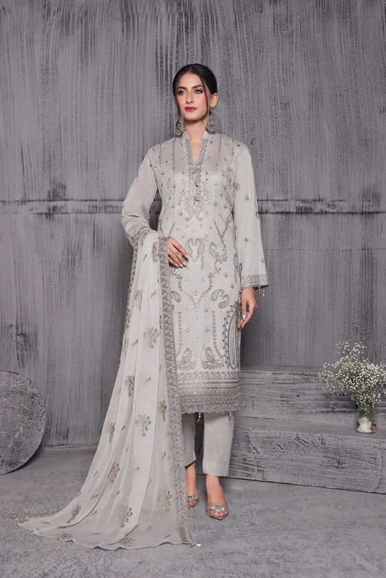 KAHANI CHAPTER-2-LUXURY EXCLUSIVE JACQUARD FESTIVE EDIT-3pc Unstitched