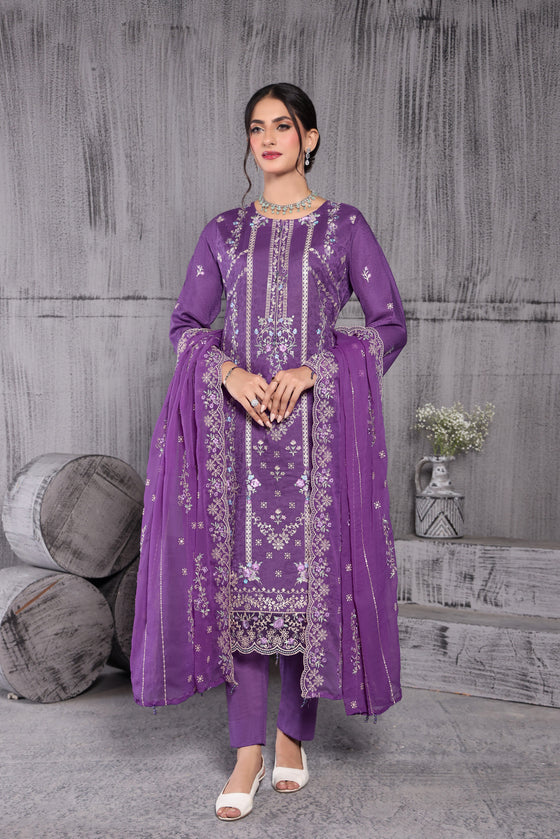 KAHANI CHAPTER-2-LUXURY EXCLUSIVE JACQUARD FESTIVE EDIT-3pc Unstitched