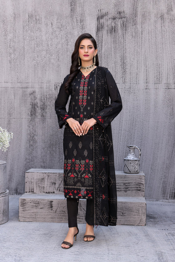 KAHANI CHAPTER-2-LUXURY EXCLUSIVE JACQUARD FESTIVE EDIT-3pc Unstitched