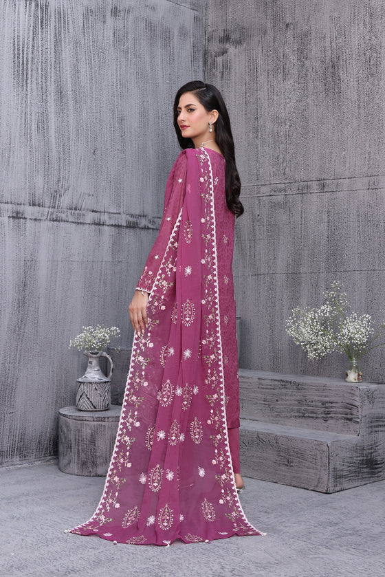 KAHANI CHAPTER-2-LUXURY EXCLUSIVE JACQUARD FESTIVE EDIT-3pc Unstitched