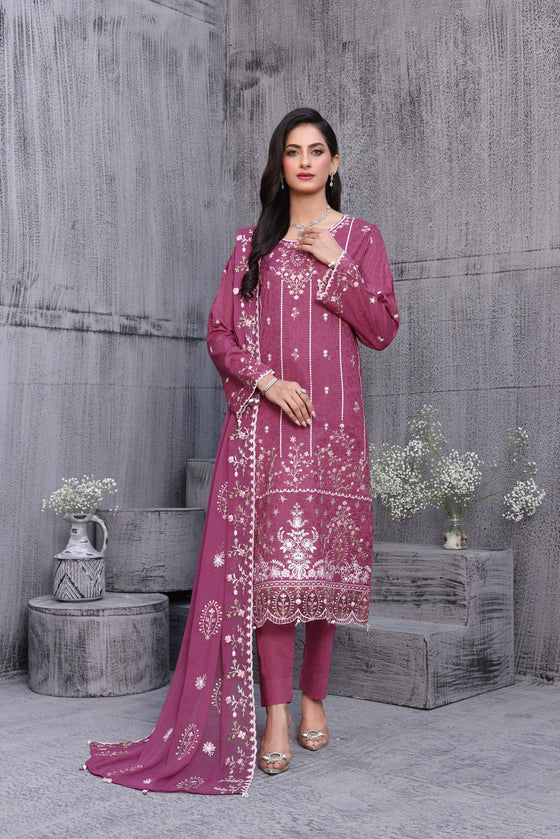 KAHANI CHAPTER-2-LUXURY EXCLUSIVE JACQUARD FESTIVE EDIT-3pc Unstitched