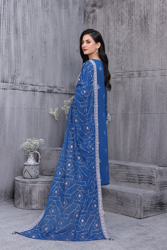 KAHANI CHAPTER-2-LUXURY EXCLUSIVE JACQUARD FESTIVE EDIT-3pc Unstitched