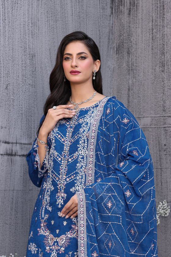 KAHANI CHAPTER-2-LUXURY EXCLUSIVE JACQUARD FESTIVE EDIT-3pc Unstitched