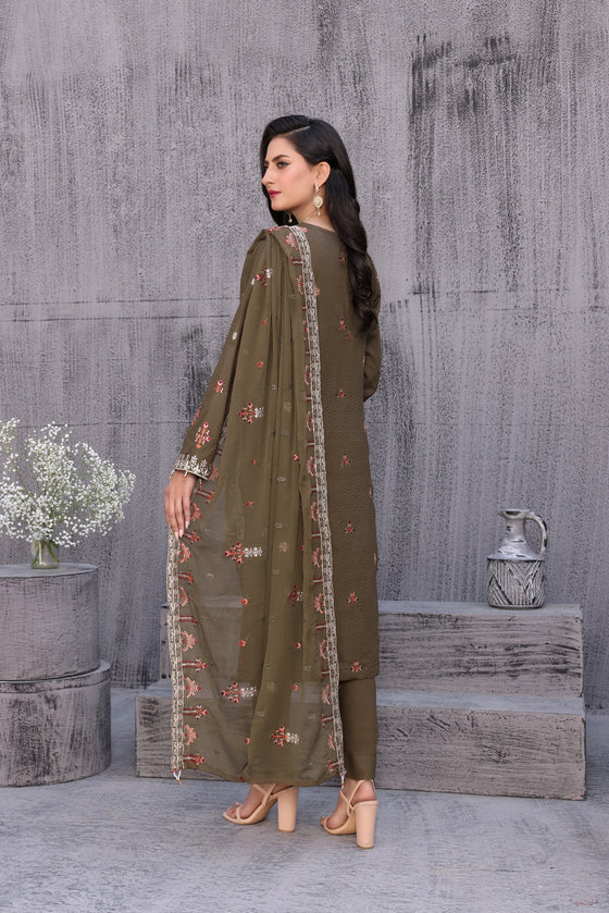 KAHANI CHAPTER-2-LUXURY EXCLUSIVE JACQUARD FESTIVE EDIT-3pc Unstitched