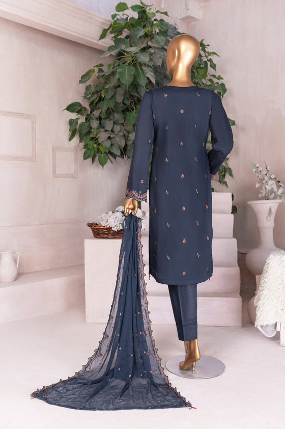 Mehrab Luxury Festive Plain Cotton Edit - 3PC Unstitched