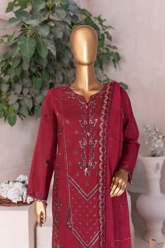 Mehrab Luxury Festive Plain Cotton Edit - 3PC Unstitched