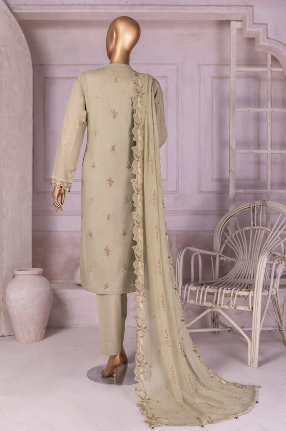 Mehrab Luxury Festive Plain Cotton Edit - 3PC Unstitched