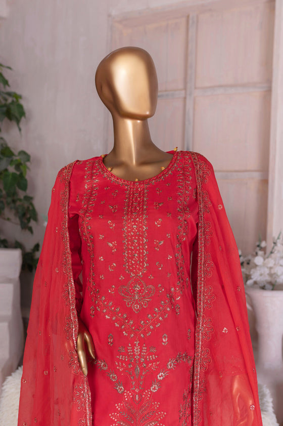 Mehrab Luxury Festive Plain Cotton Edit - 3PC Unstitched