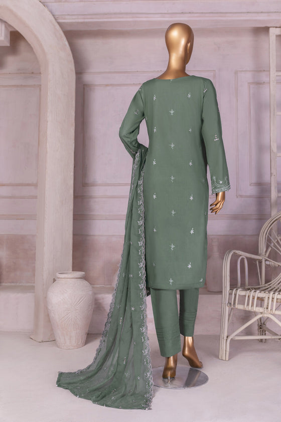 Mehrab Luxury Festive Plain Cotton Edit - 3PC Unstitched