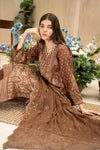 Unstitched-3Pc Embroidered Broshia  Suit