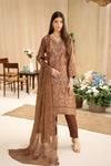 Unstitched-3Pc Embroidered Broshia  Suit