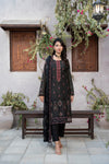 MIZAJ EXCLUSIVE UNSTITCHED-3PC LUXURY FESTIVE CHEQUE COTTON