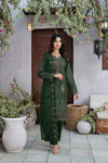 MIZAJ EXCLUSIVE UNSTITCHED-3PC LUXURY FESTIVE CHEQUE COTTON