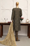 MANNAT SPECIAL- Unstitched 3Pc Embroidered Cotton Suit