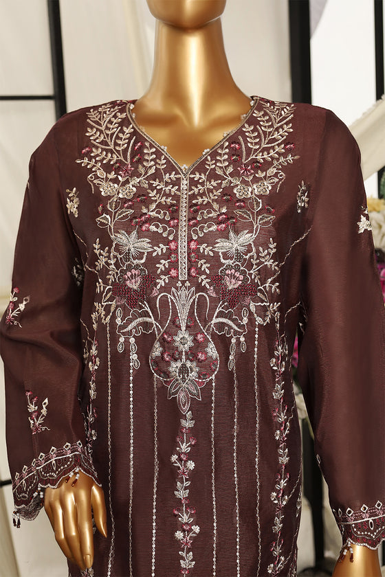 MANNAT SPECIAL- Unstitched 3Pc Embroidered Cotton Suit