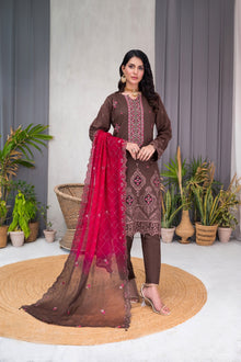  MUSHQ SPECIAL -Unstitched-3Pc Embroidered Cotton Suit