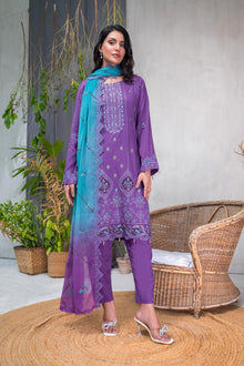  MUSHQ SPECIAL -Unstitched-3Pc Embroidered Cotton Suit