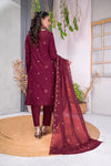 MUSHQ SPECIAL -Unstitched-3Pc Embroidered Cotton Suit