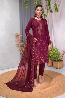  MUSHQ SPECIAL -Unstitched-3Pc Embroidered Cotton Suit