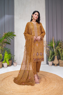  MUSHQ SPECIAL -Unstitched-3Pc Embroidered Cotton Suit