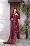 MUSHQ KHAAS -Unstitched-3Pc Embroidered Cotton Suit