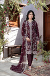 MUSHQ KHAAS -Unstitched-3Pc Embroidered Cotton Suit